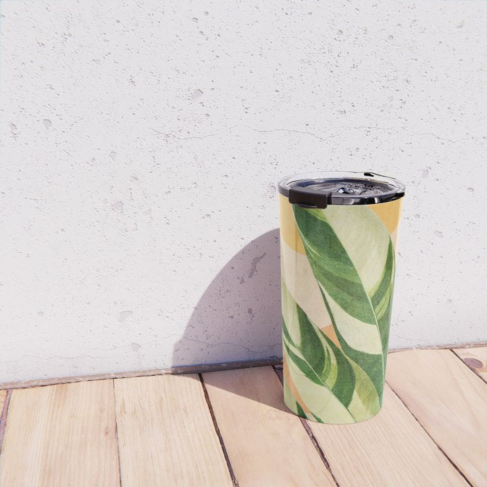 Summer Banana Leaves Travel Mug Gallery Image 4