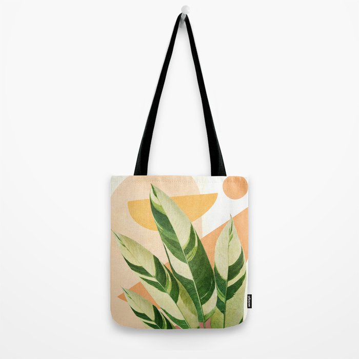 Summer Banana Leaves Tote Bag Gallery Image 2