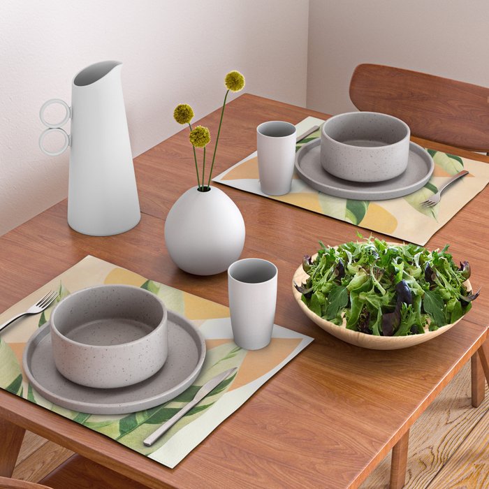 Summer Banana Leaves Placemat Gallery Image 2