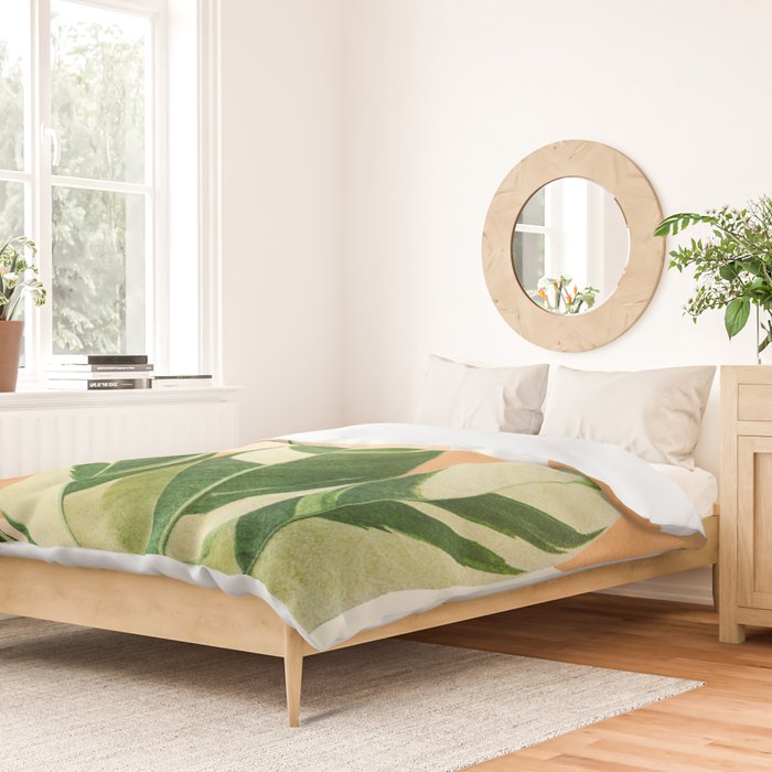 Summer Banana Leaves Duvet Cover Gallery Image 2