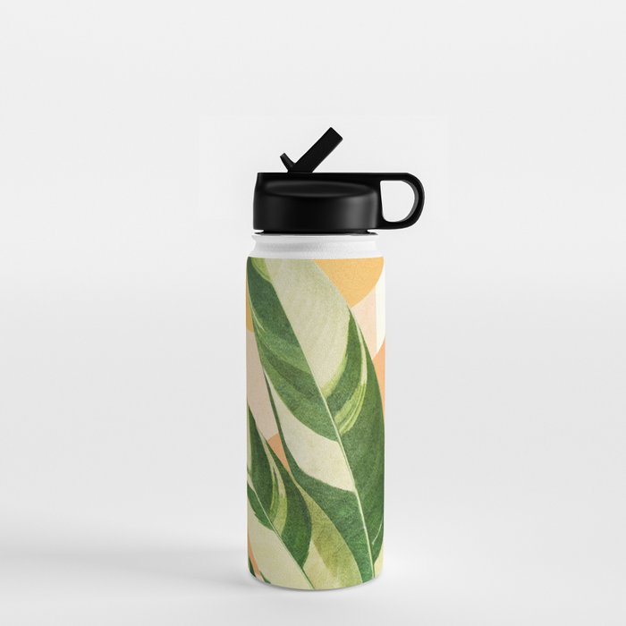 Summer Banana Leaves Water Bottle Gallery Image 1