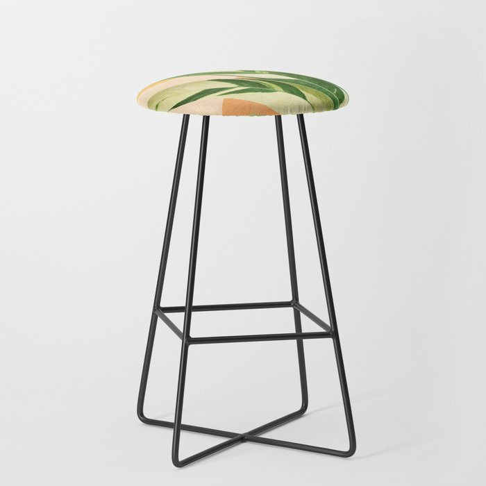 Summer Banana Leaves Stool Gallery Image 1