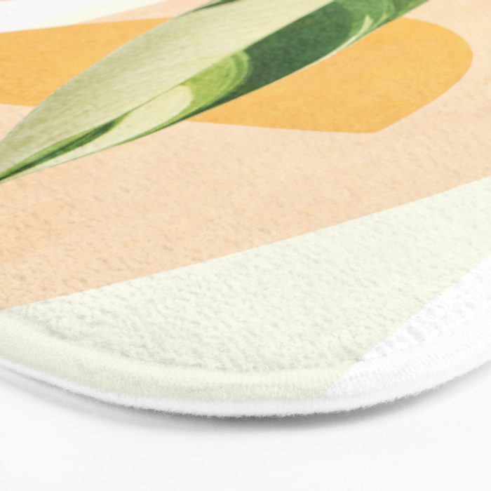 Summer Banana Leaves Bath Mat Gallery Image 3