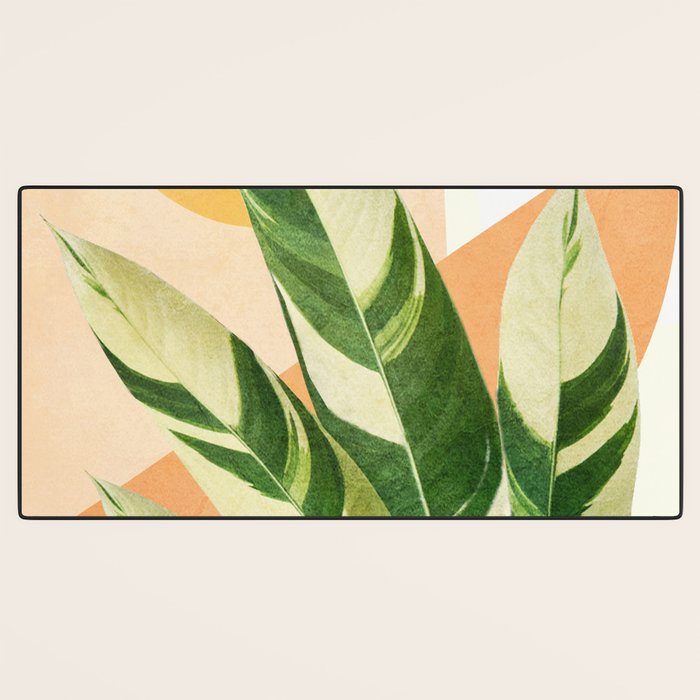 Summer Banana Leaves Desk Mat Gallery Image 3