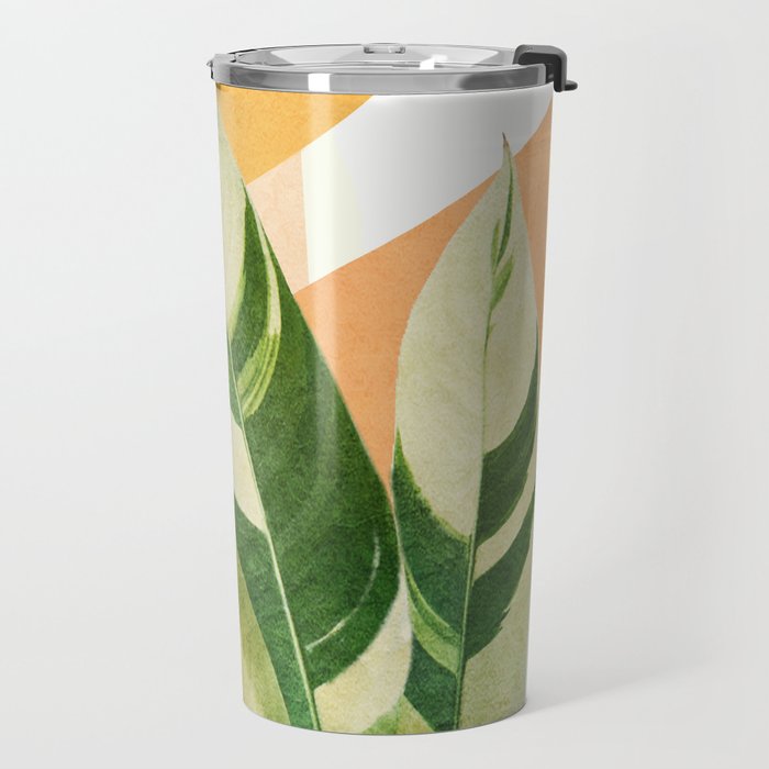 Summer Banana Leaves Travel Mug Gallery Image 2