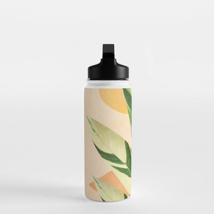 Summer Banana Leaves Water Bottle Gallery Image 3
