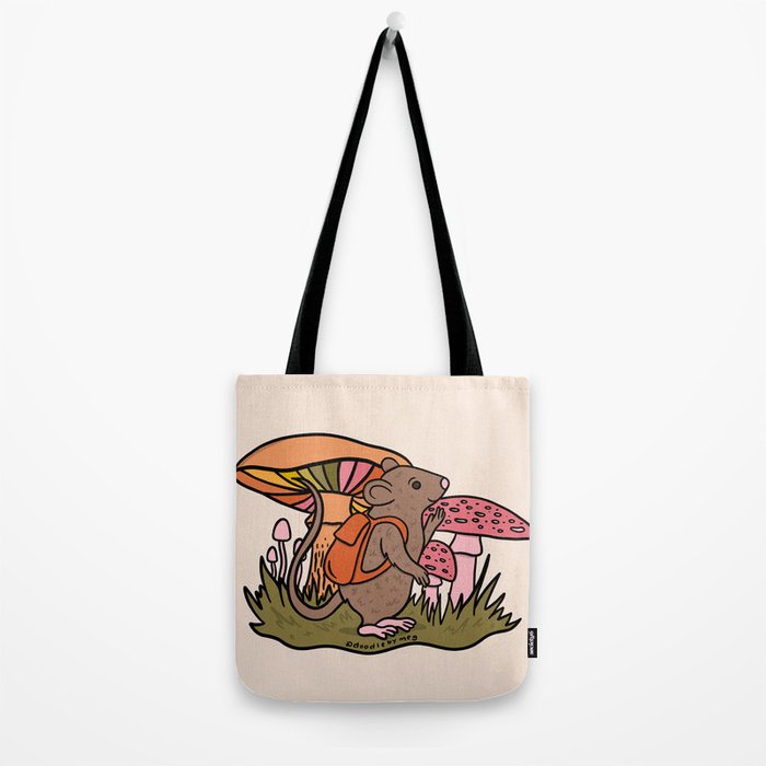 Rat With a Backpack Tote Bag Gallery Image 2