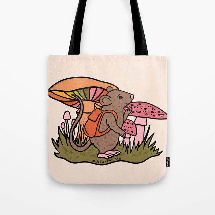 Rat With a Backpack Tote Bag Gallery Image 1