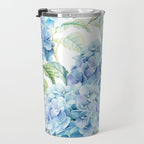 Blue Hydrangea Travel Mug Gallery Image 3
