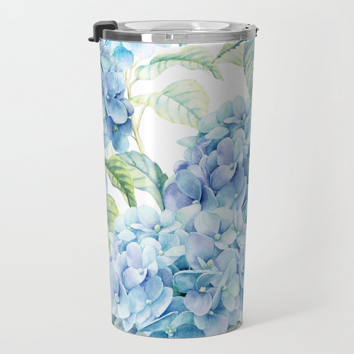 Blue Hydrangea Travel Mug Gallery Image 3