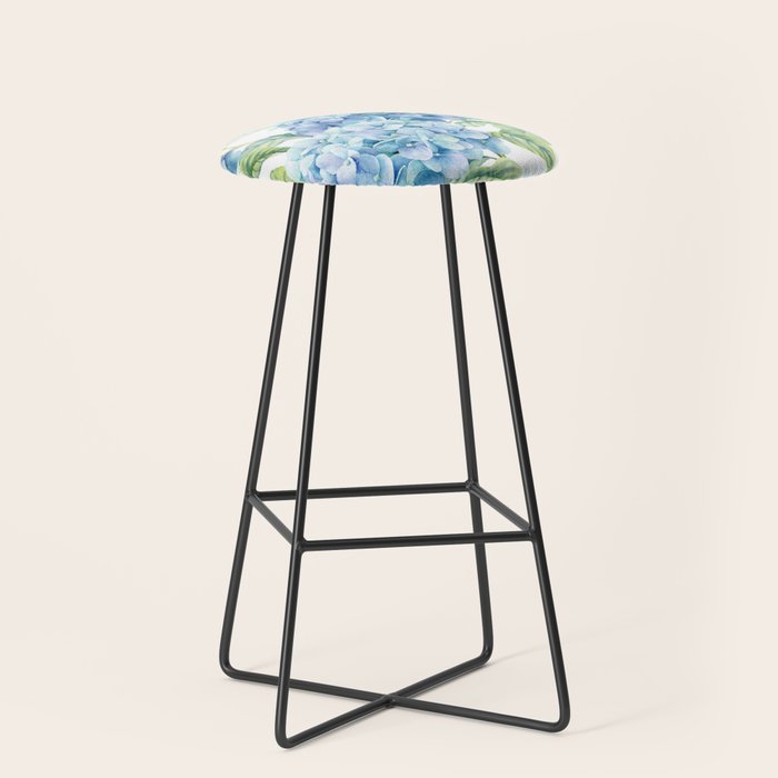 Blue Hydrangea Stool Gallery Image 1