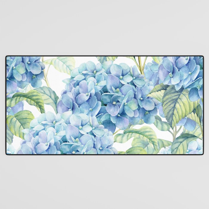 Blue Hydrangea Desk Mat Gallery Image 3