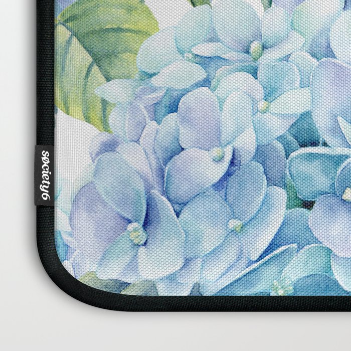 Blue Hydrangea Laptop Sleeve Gallery Image 3