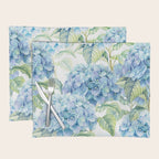 Blue Hydrangea Placemat Gallery Image 1