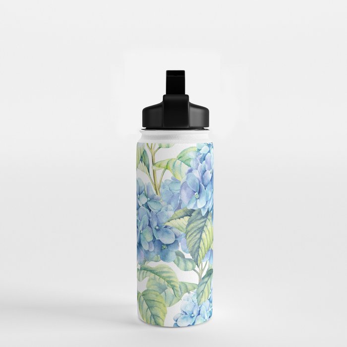 Blue Hydrangea Water Bottle Gallery Image 2