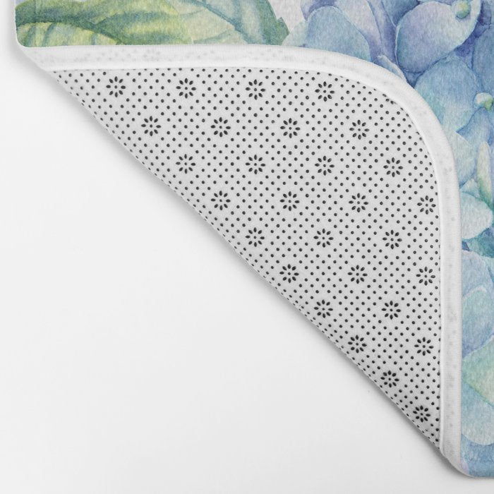 Blue Hydrangea Bath Mat Gallery Image 2