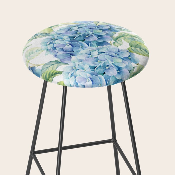 Blue Hydrangea Stool Gallery Image 2