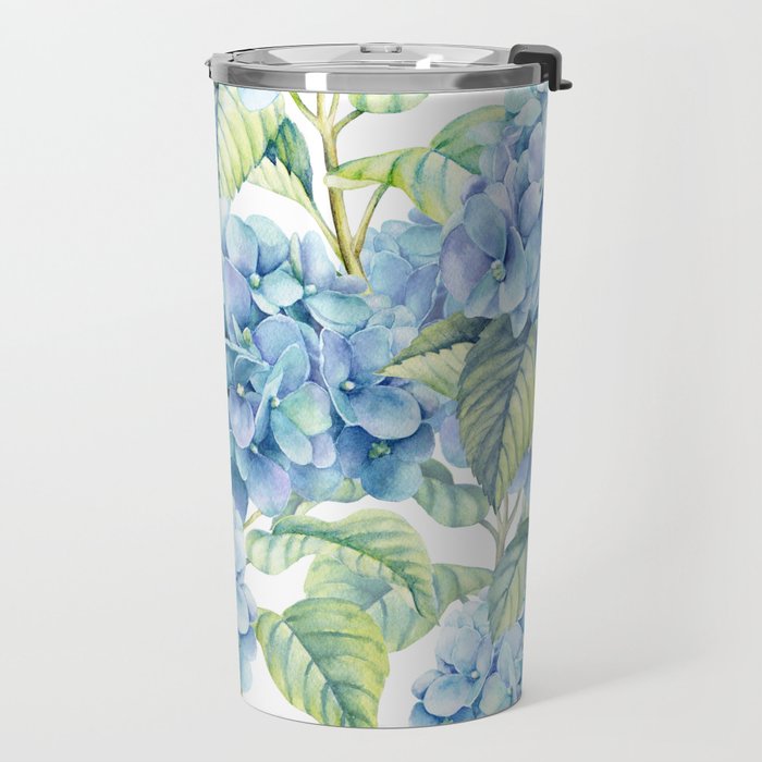 Blue Hydrangea Travel Mug Gallery Image 2