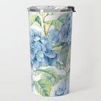 Blue Hydrangea Travel Mug Gallery Image 2