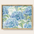 Blue Hydrangea Serving Tray Gallery Image 1