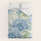 Blue Hydrangea Comforter Gallery Image 6