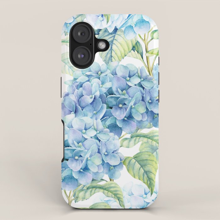 Blue Hydrangea iPhone Case Gallery Image 1
