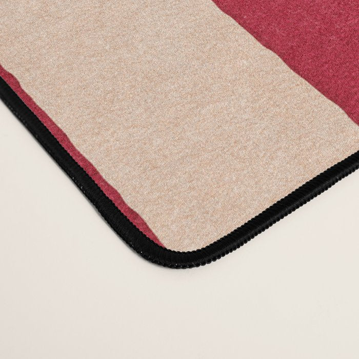 STRIPES 001 L - Tomato Desk Mat Gallery Image 4