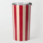 STRIPES 001 L - Tomato Travel Mug Gallery Image 2