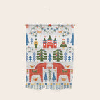 Scandinavian Fairytale - Green + Red Wall Hanging Gallery Image 1