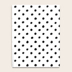 Hand Drawn Polka Dots â Black and White Ink Art Notebook Gallery Image 4