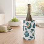 Leopard Print - Teal & Copper Wine Chiller Gallery Image 4