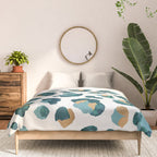 Leopard Print - Teal & Copper Comforter Gallery Image 3
