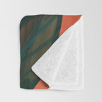 Folk Garden Daisy Pair Throw Blanket Gallery Image 3