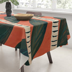 Folk Garden Daisy Pair Tablecloth Gallery Image 3