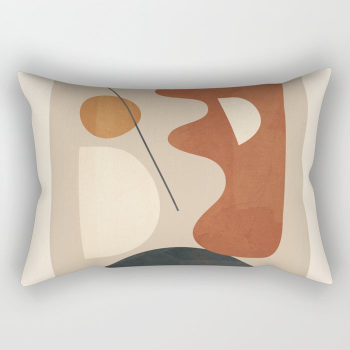 Shape Curve 12 Rectangular Pillow Gallery Image 1