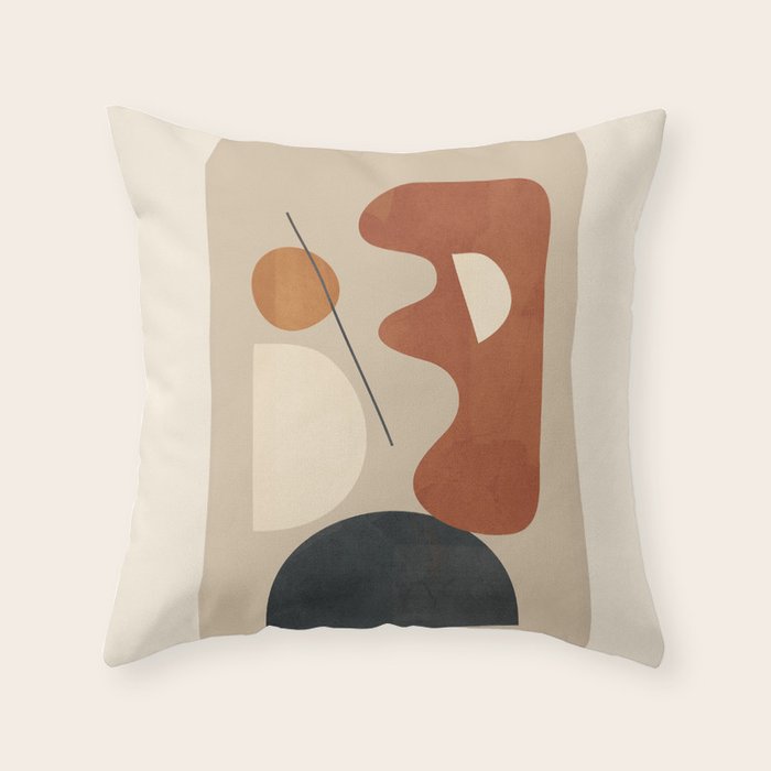 Shape Curve 12 Throw Pillow Gallery Image 6