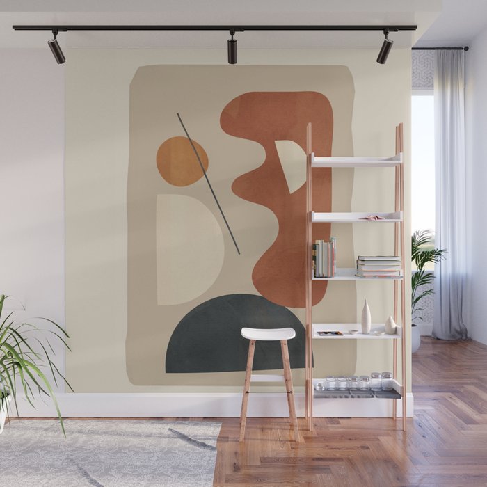 Shape Curve 12 Wall Mural Gallery Image 1