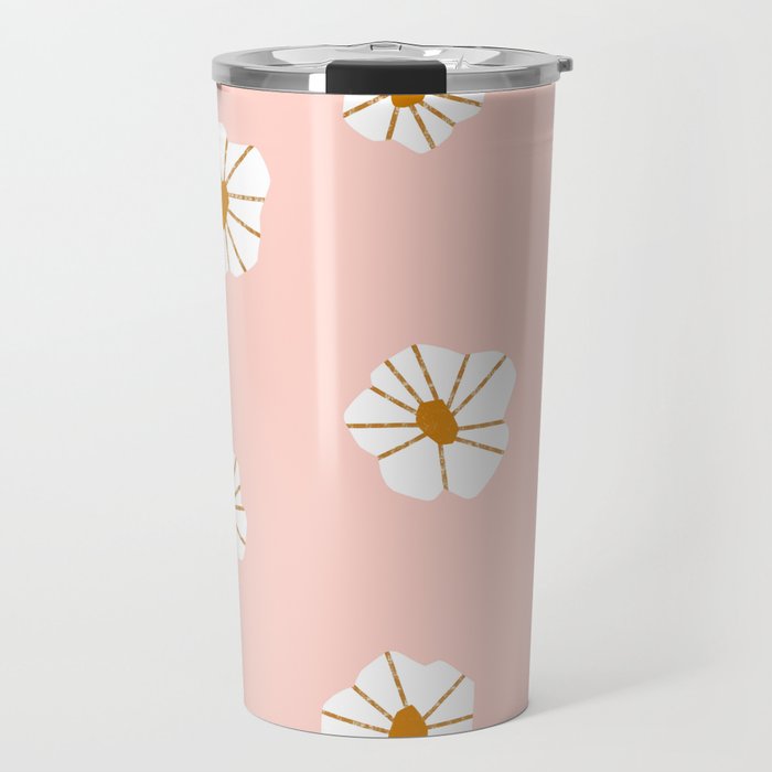 Scattered Flowers Travel Mug Gallery Image 1