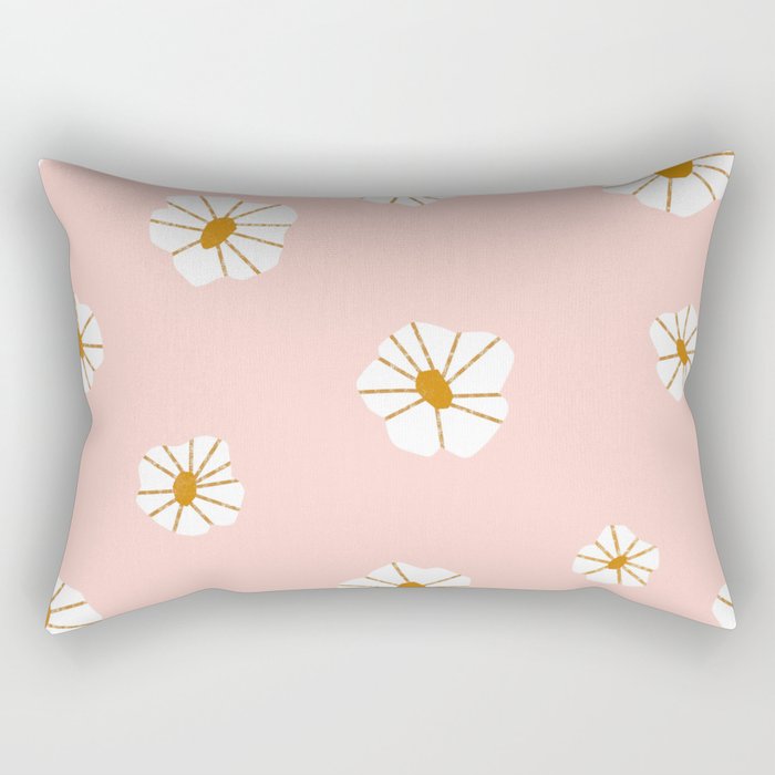 Scattered Flowers Rectangular Pillow Gallery Image 2