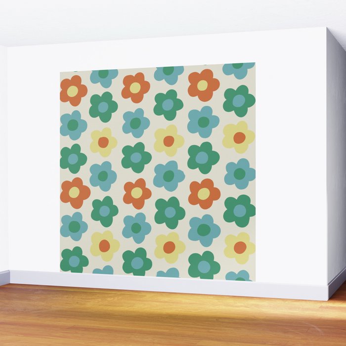 2001 floral Wall Mural Gallery Image 2