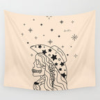 Love or Die Tryinâ - Rhinestone Cowgirl Black & Cream Wall Tapestry Gallery Image 4