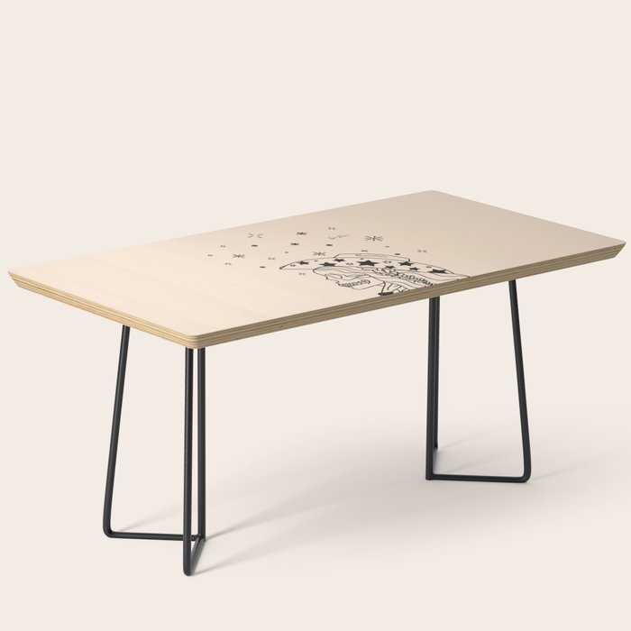 Love or Die Tryinâ - Rhinestone Cowgirl Black & Cream Coffee Table Gallery Image 1