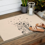 Love or Die Tryinâ - Rhinestone Cowgirl Black & Cream Outdoor Rug Gallery Image 2