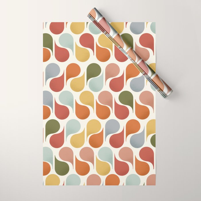 retro pattern no4 Wrapping Paper Gallery Image 1