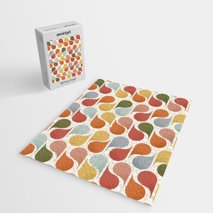 retro pattern no4 Jigsaw Puzzle Gallery Image 2
