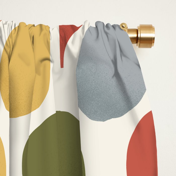 retro pattern no4 Window Curtain Gallery Image 2
