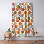 retro pattern no4 Window Curtain Gallery Image 5
