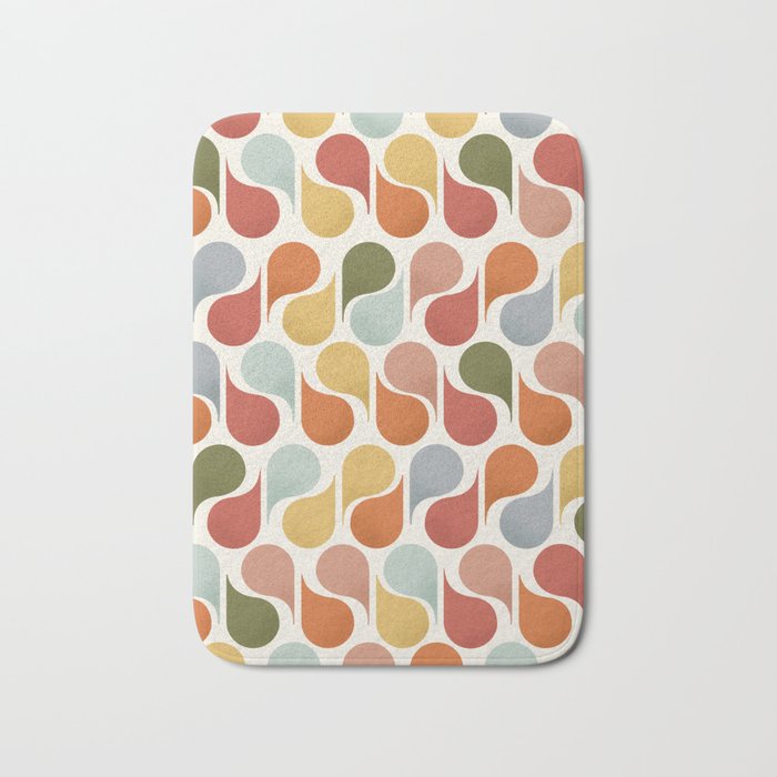 retro pattern no4 Bath Mat Gallery Image 1