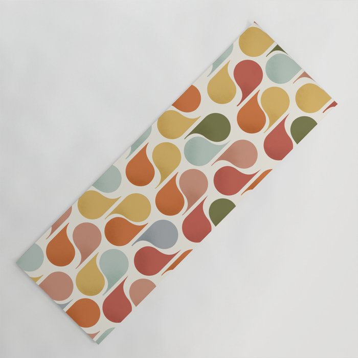 retro pattern no4 Yoga Mat