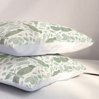 Song Birds - Green Pillow Sham Gallery Image 3